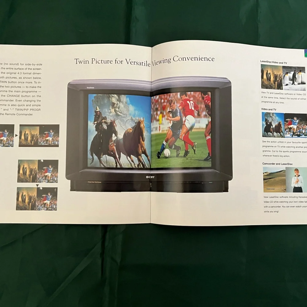 1996 Sony TV brochure